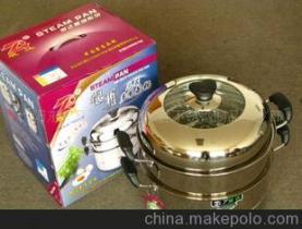 【弘隆展达银雅三层多用复底蒸锅】价格,厂家,图片,蒸锅,沈阳东北日用杂品市场顺胜不锈钢制品批发部-